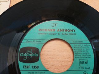 Vinilo Richard Anthony - J'irai twister le blues