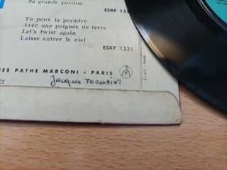 Vinilo Richard Anthony - J'irai twister le blues