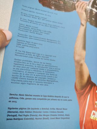 LIBRO WORLD FOOTBALL RECORDS 2016 NUEVO