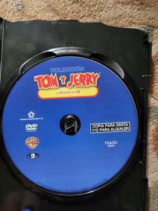 3 Dvd de Tom y Jerry