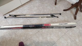 esquis fondo fischer/ Sky de fondo