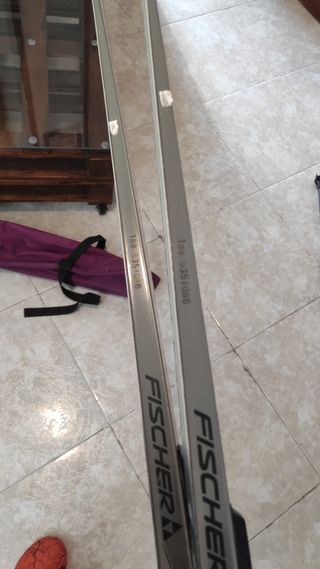 esquis fondo fischer/ Sky de fondo