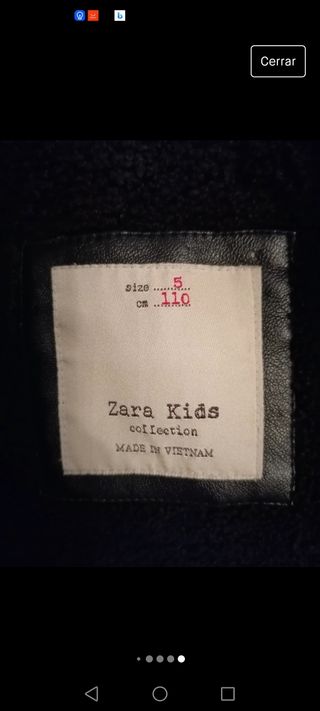 Abrigo niño Zara