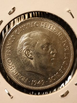 5 pesetas 1949