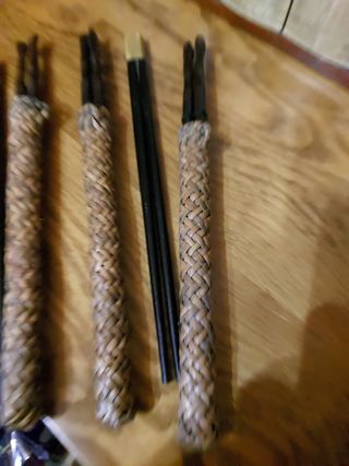 JUEGO PALILLOS/CUBIERTOS CHINOS ARTESANOS