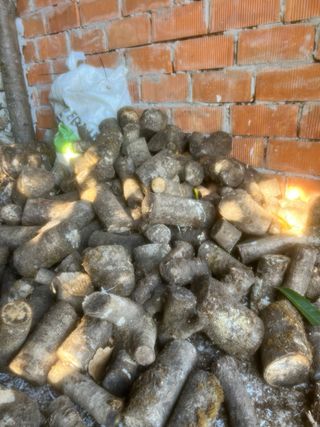 Sacos de leña secapara cocinas estufas o barbacoas