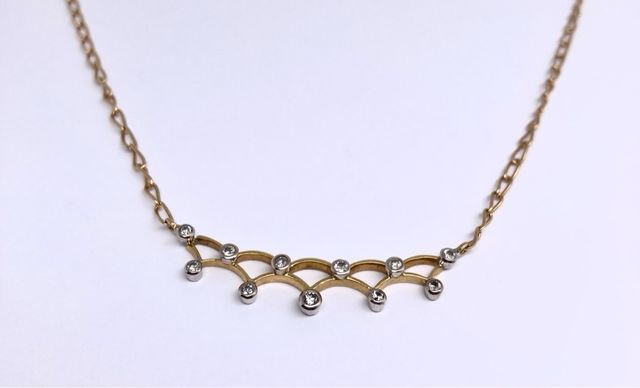 Gargantilla con Diamantes 5,46gr 18k
