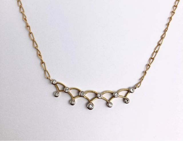 Gargantilla con Diamantes 5,46gr 18k