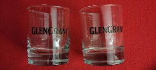Coppia bicchieri vintage, da whisky Glen Grant