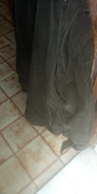 giacca da caccia in velluto tg. 56