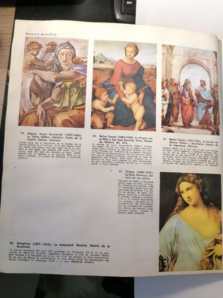 Álbum de cromos El mundo de la pintura