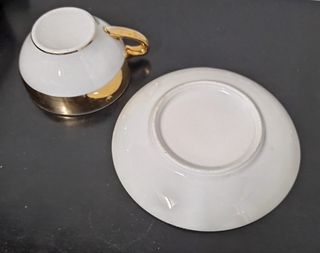 TAZAS Y PLATOS DE CAFÉ VINTAGE (AÑOS 50)