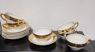 TAZAS Y PLATOS DE CAFÉ VINTAGE (AÑOS 50)