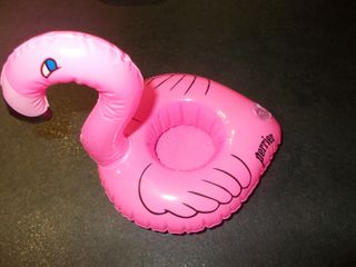 Pz Gonfiabile PERRIER Rosa Flamingo GALLEGGIANTE