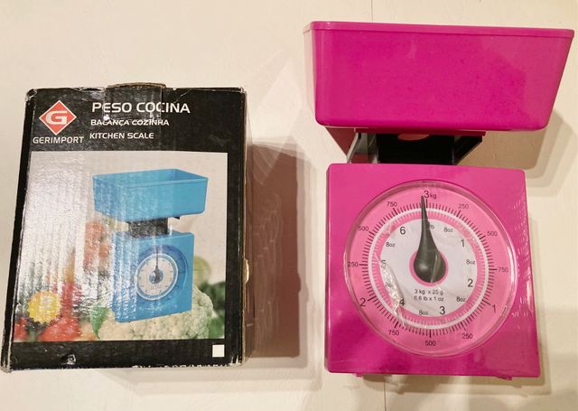 Bilancia da cucina Gerimport portata sino a 3 kg.