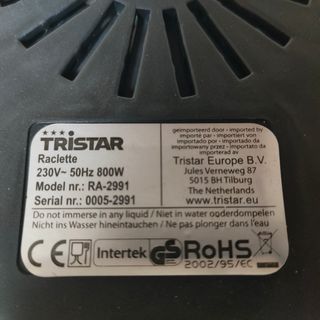 Plancha eléctrica TriStar