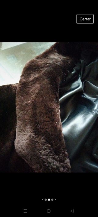 Abrigo piel. Talla M