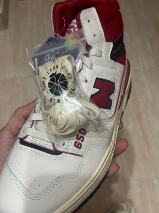 New Balance 650R Aime Leon Dore White Red