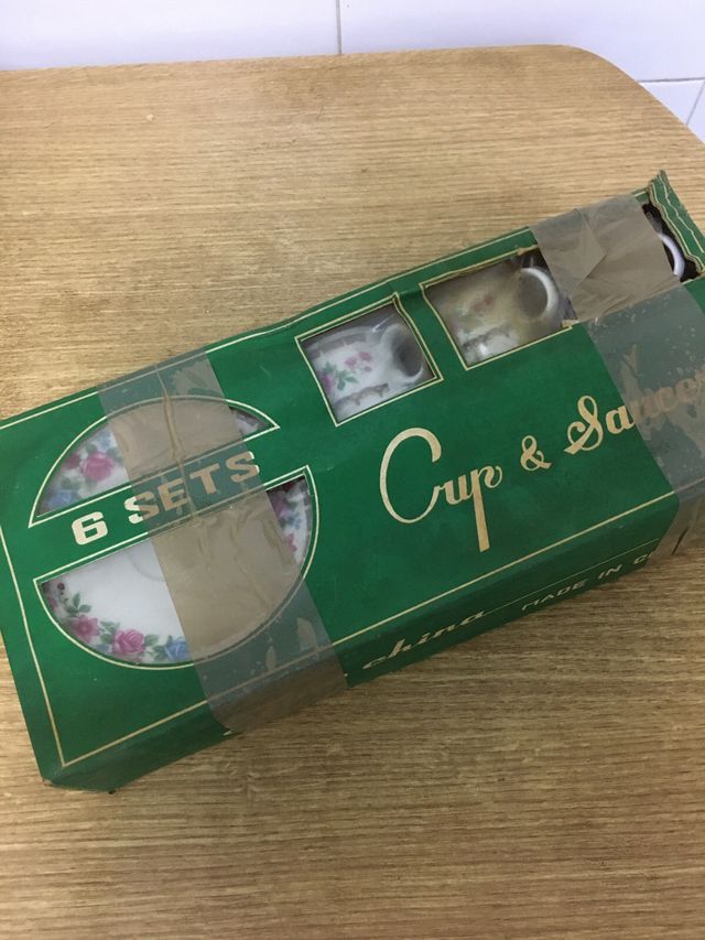 JUEGO DE 6 TAZAS DE CAFÉ