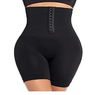 Braguitas Moldeadoras con Cremallera NEGRO M, XL