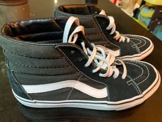 vans botin negro