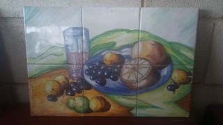 BODEGON DE CERAMICA ENMARCADO