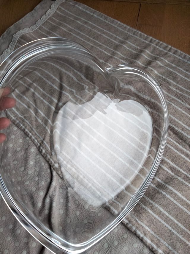 Ciotole a cuore in vetro