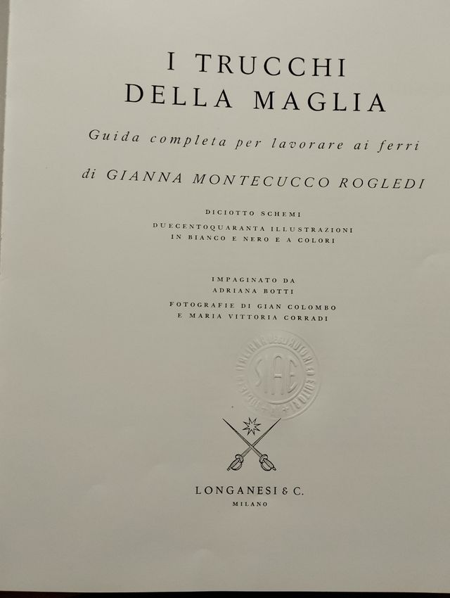 I trucchi della maglia di Longanesi & C. _1974
