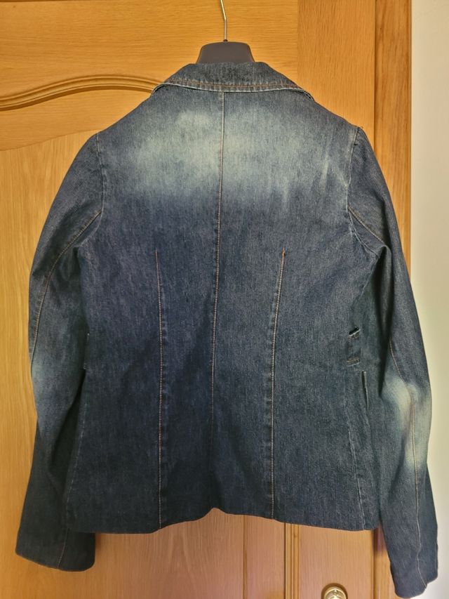 Giacca di jeans donna foderata tg L