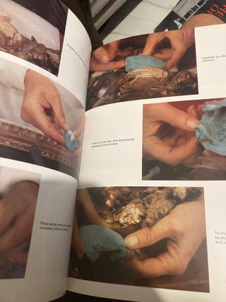 Gold Leaf . libro de manualidades hojas de oro