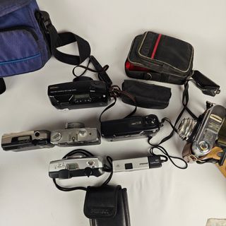 ✅Lote de 7cámaras de fotos. Pentax, Nikon⭐⭐⭐⭐⭐