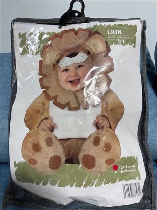 Disfraz León Bebé 12-18 meses 