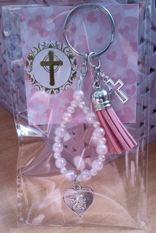 Llaveros de decenario de comunión