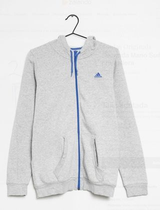 Sudadera con capucha  ADIDAS gris 