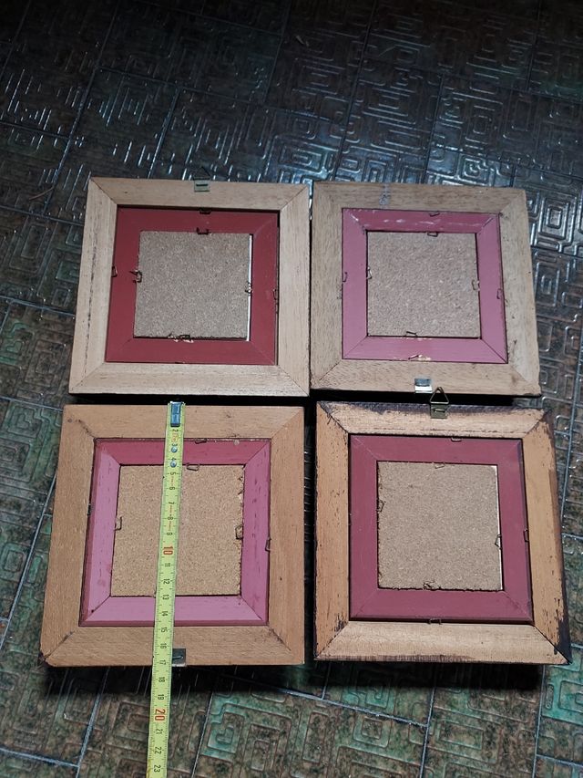 3 quadri miniatura vintage