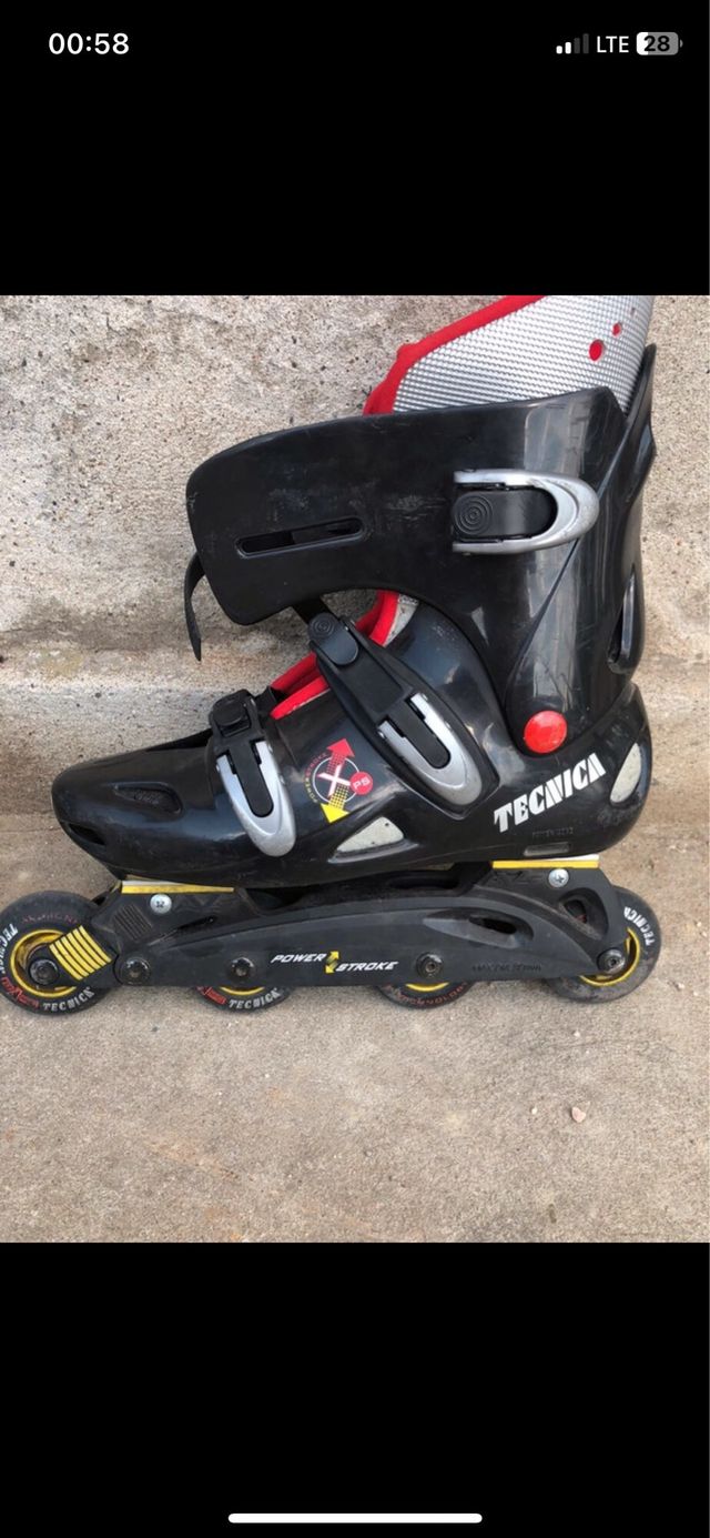 pattini in linea Tecnica