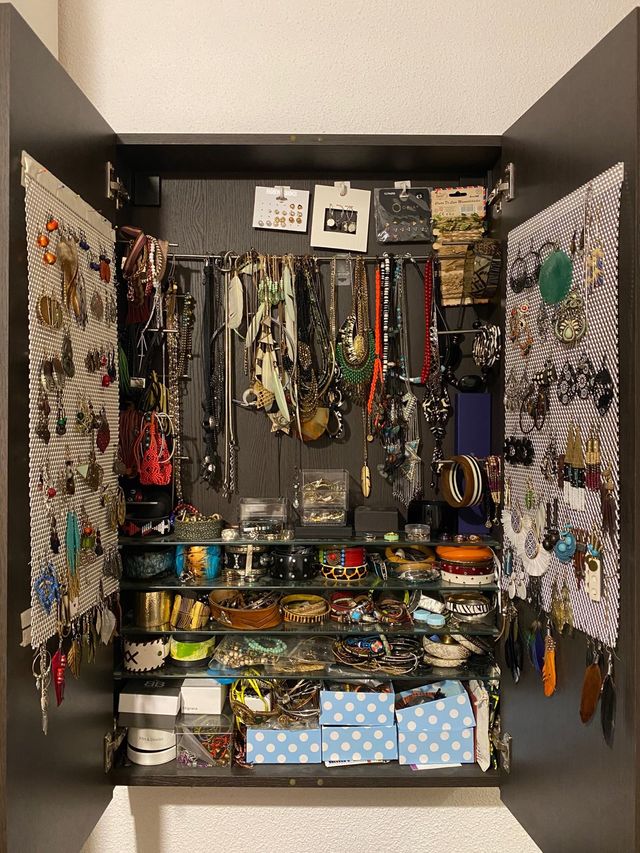 Armario joyero de pared IKEA hacks