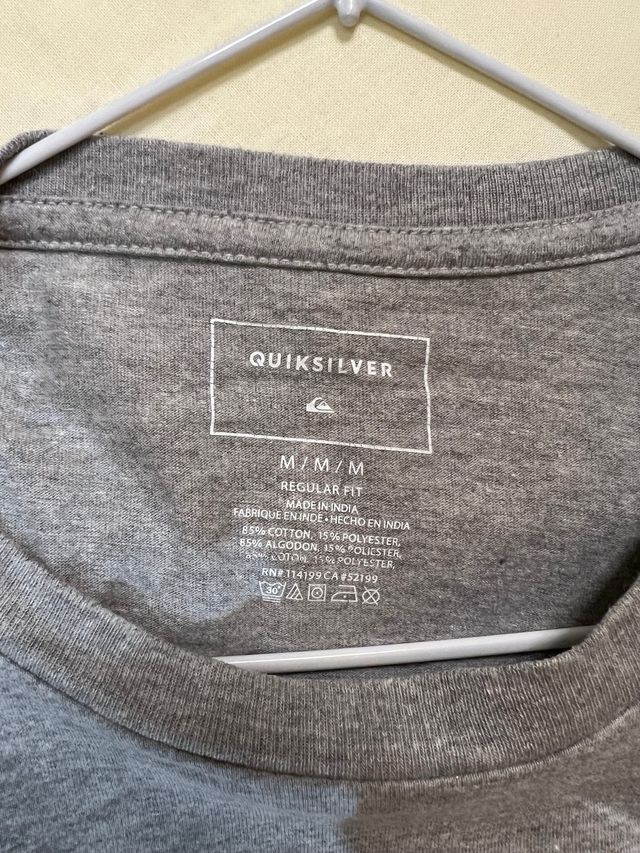 Camiseta QuikSilver Boardriding Gris Jaspeado