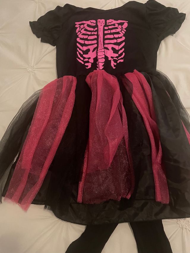 Disfraz esqueleto Niña