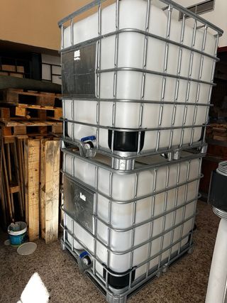 contenedor deposito agua 1000 litros ibc grg riego