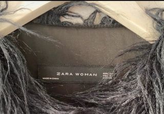 Abrigo pelo Zara