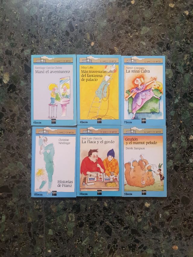 Pack libros Barco de Vapor Azul 💙