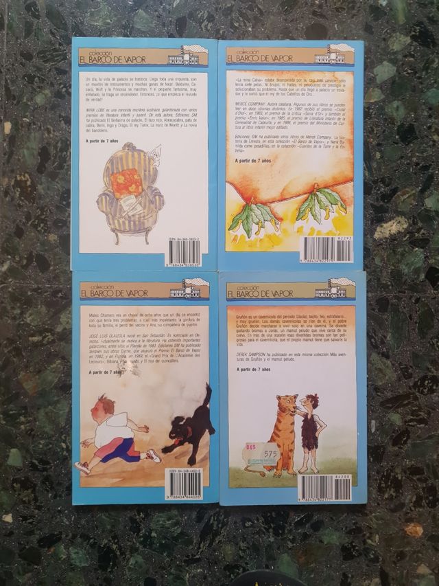 Pack libros Barco de Vapor Azul 💙