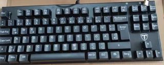 Teclado mecánico ET Tech I-500 negro