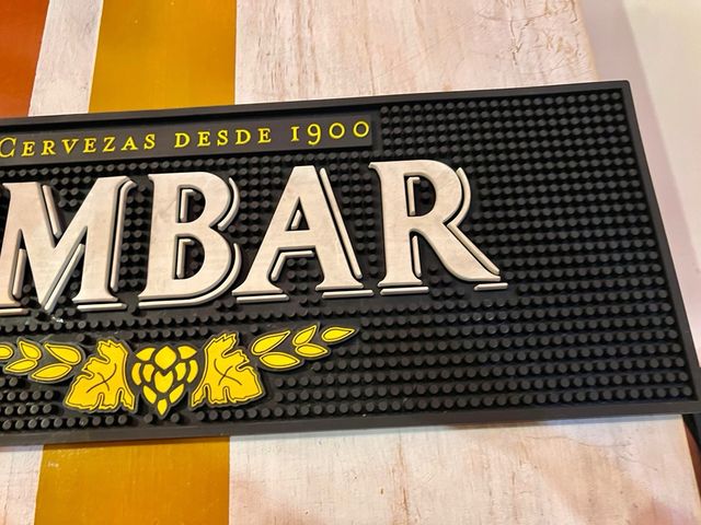 Alfombra vasos bar