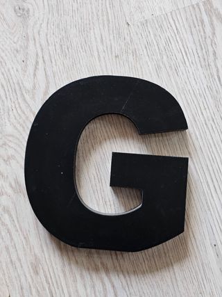 Lettera "G" legno