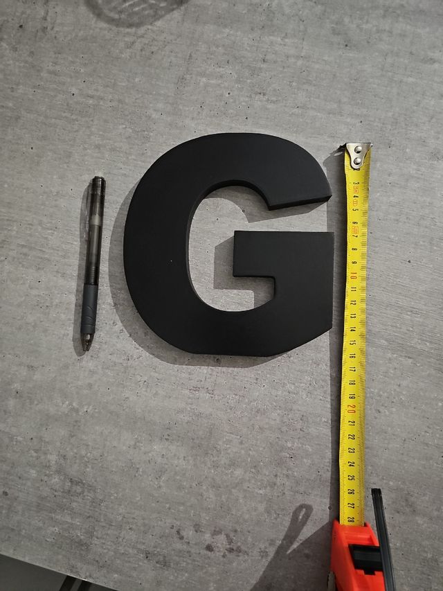Lettera "G" legno