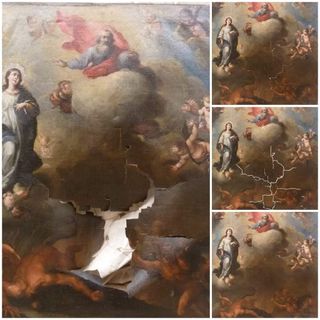 Restauración de pintura  y escultura policromada