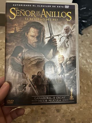 DVD El Señor de los Anillos