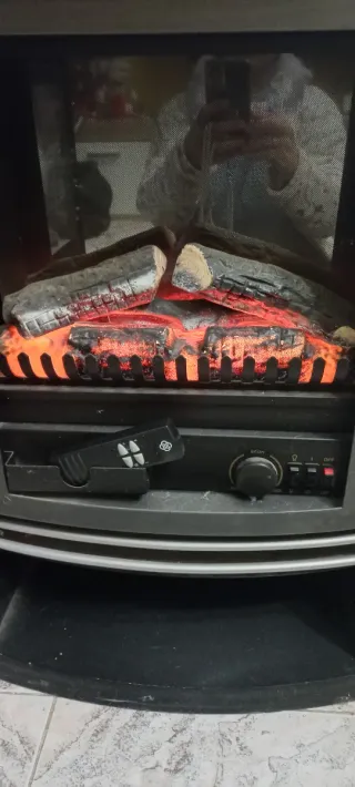Estufa electrica chimenea